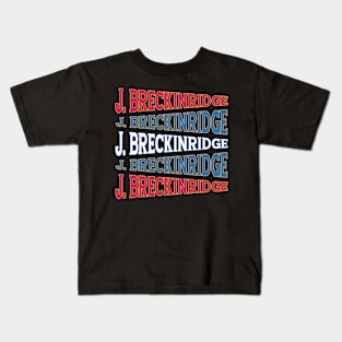 TEXT ART USA JOHN BRECKINRIDGE Kids T-Shirt